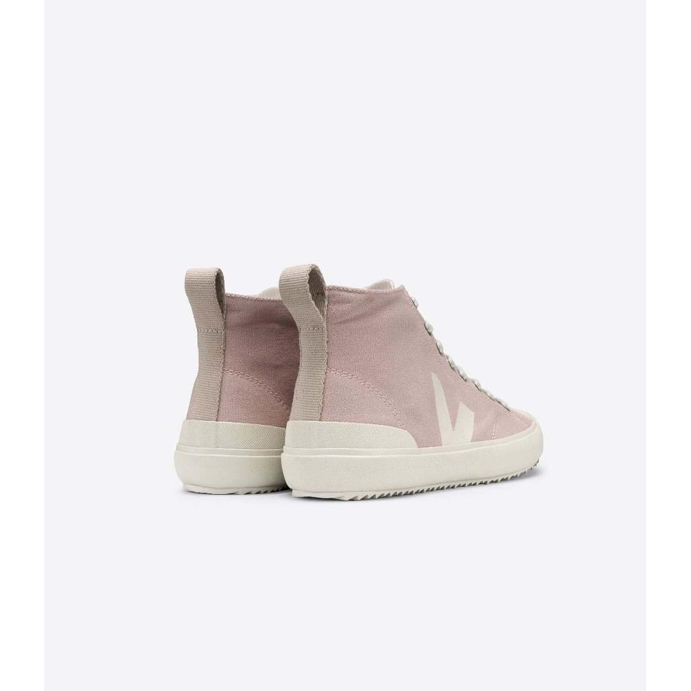 Women's Veja NOVA HT CANVAS High Tops Pink | ZA 347RVD